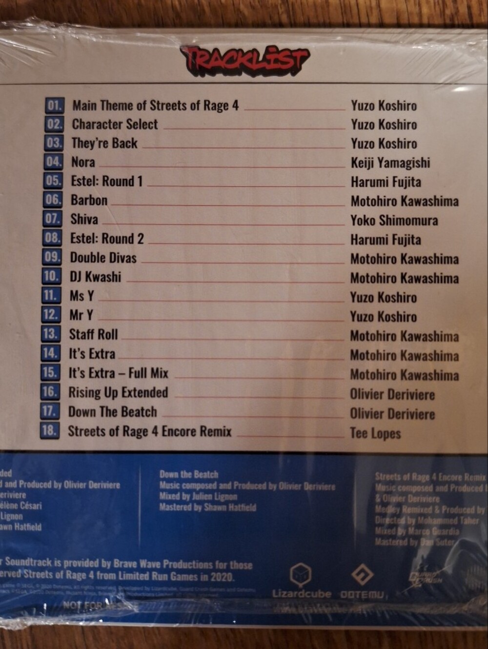 Streets Of Rage 4 Sountrack CD - Picture 2 of 3
